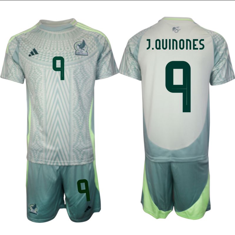 Men 2024-2025 Season Mexico away green #9 Soccer Jersey